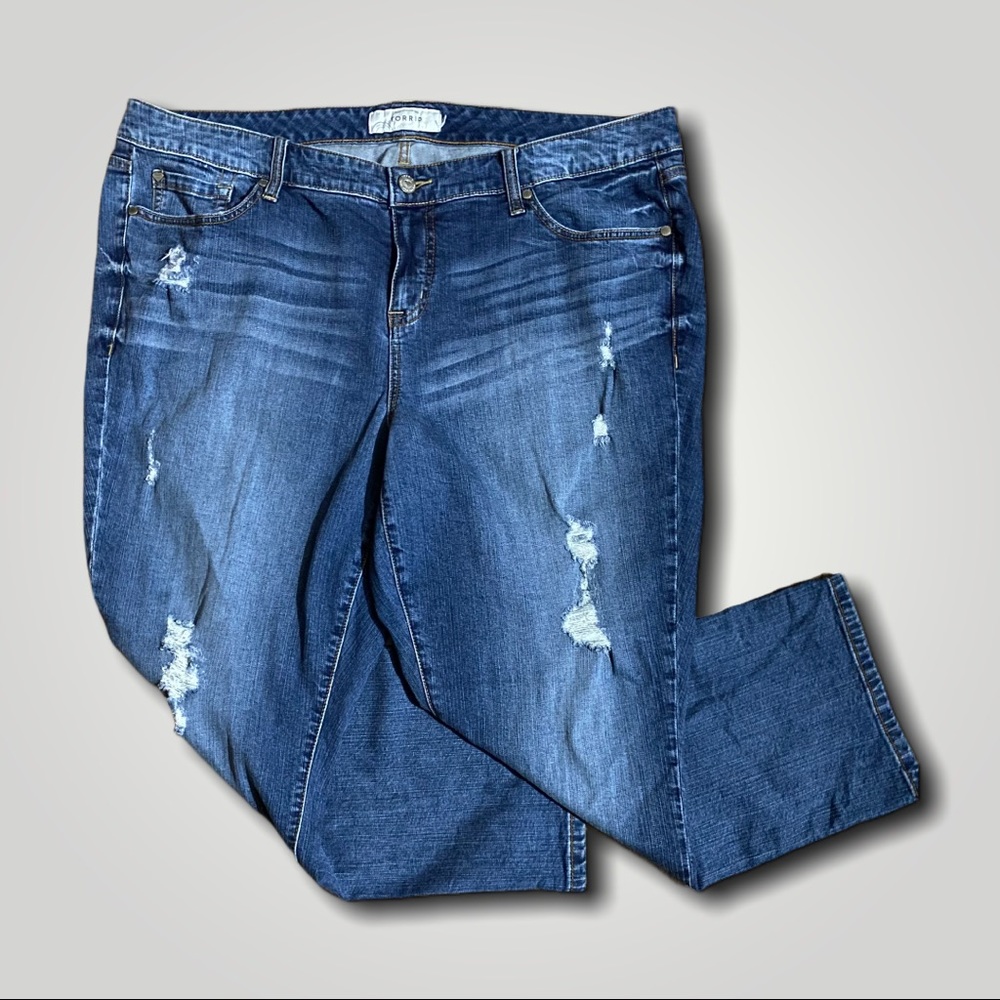 Torrid Distressed Mom Boyfriend Jeans SZ 20